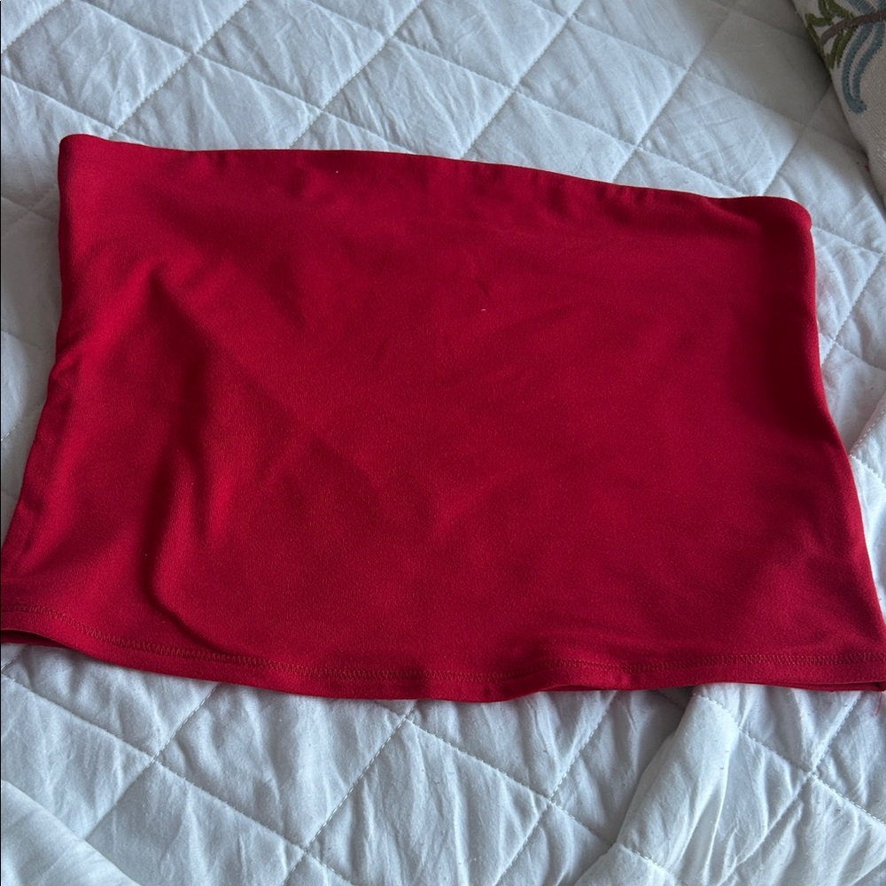Hollister Bright Red Strapless Tube Top